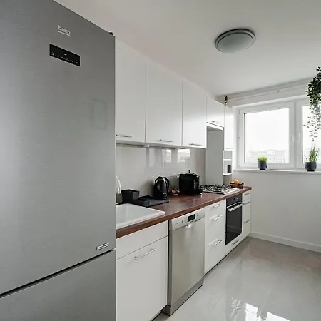 Inside Solec With Private Parking Daire